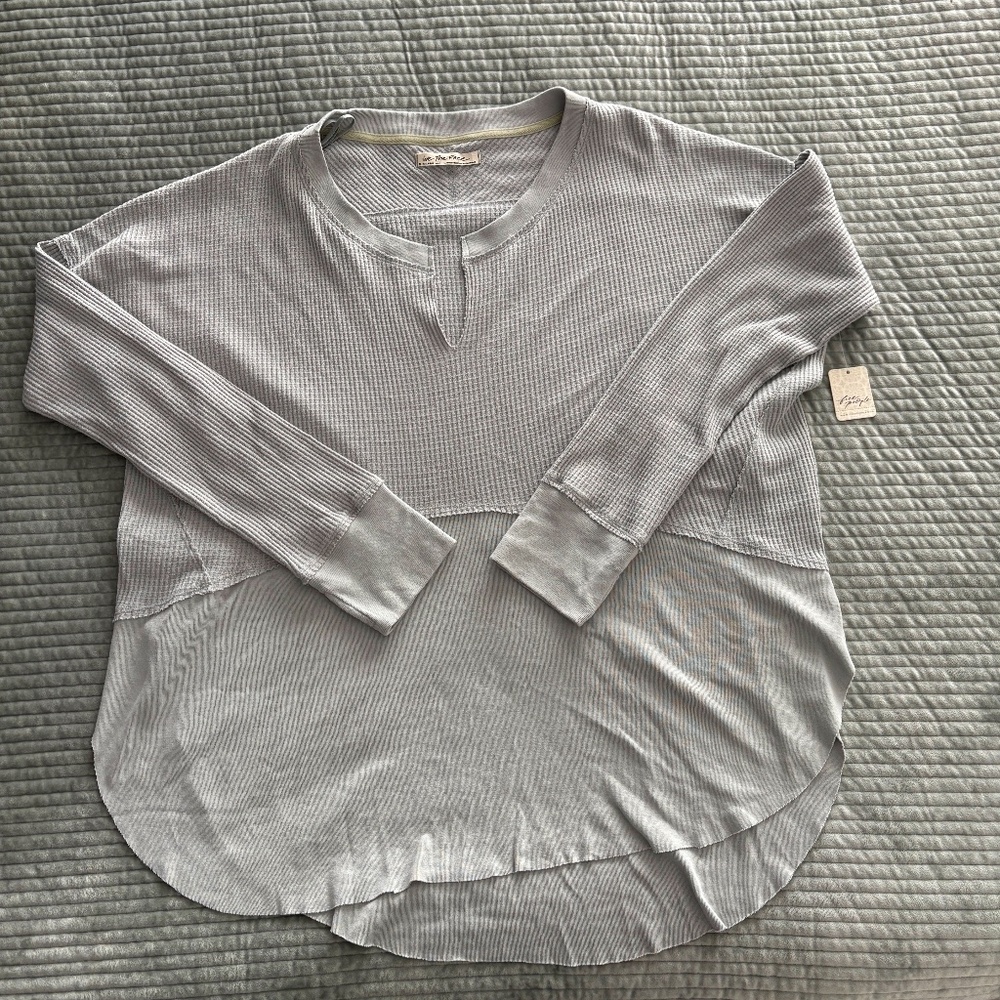 NWT We The Free - Free People Monterey Thermal XL Silver